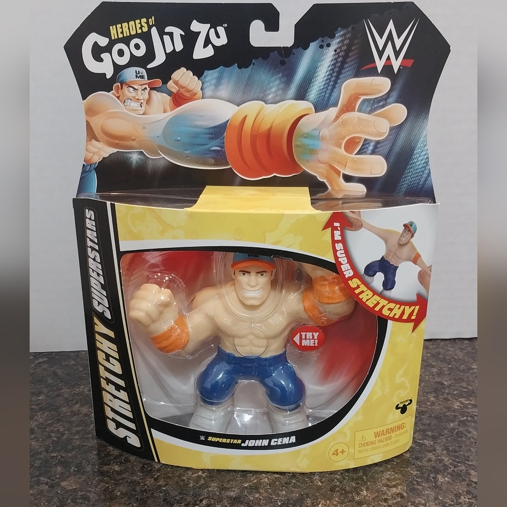 Stretchy Superstars Action Figure - Blue and Orange